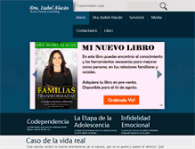 Tablet Screenshot of isabelalacan.com